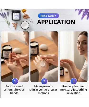 Dr Skin Magnesium + Vitamin D & C Body Butter - Lavender Muscle Relaxer Infused With Magnesium & Castor Oil - Apply Magnesium Cream to Legs, Arms & Chest - USA Made, 4oz (Lavender) - Buy Online on GoSupps.com