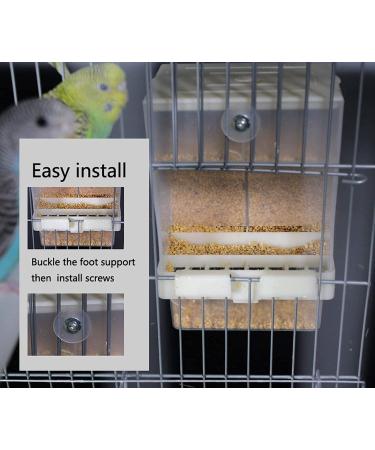 Automatic No-Mess Bird Feeder for Small and Medium Parrots - Seed Feeder Cage Accessory - Buy Online on GoSupps.com