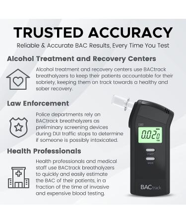 BACtrack S80 Breathalyzer | Professional-Grade Accuracy | DOT & NHTSA Approved | FDA Cleared | Portable Alcohol Tester - Buy Online on GoSupps.com
