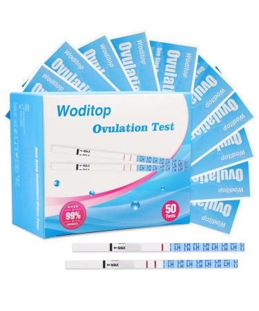 Ovulation Test Strips 50 Pack Fertility Tests Ovulation Predictor Kit Fast Home Self-Checking