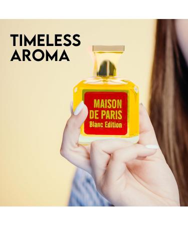 Maison De Paris Blanc for Women Eau de Parfum Natural Spray | Floral and Oriental Notes | Sensual and Fresh Fragrance for all Skin Types | Casual and Formal Wear 3.4 Fluid Ounce/100 Ml Maison De Paris Blanc 3.4 Fl Oz (Pack of 2) - Buy Online on GoSupps.com