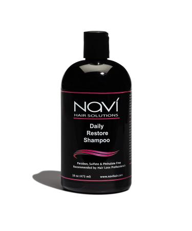 Navi Hair Loss Shampoo to Restore Hair Growth  DHT Blocker Shampoo for Thinning Hair with Biotin and Vitamin E  Paraben and Sulfate Free  Hair Regrowth for Men and Women  16 oz 16 Fl Oz (Pack of 1)