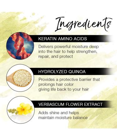 Nrage Color Depositing Shampoo & Conditioner - N-Lightened Blonde 8.5oz | International Shipping Worldwide - Buy Online on GoSupps.com