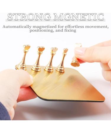 lootaan Nail Holder for Painting Nails Heart Nail Stand for Press ons / Nail Display / Nail Practice with Reusable Adhesive Putty Nail Tech Must Haves Nail Supplies (Gold) - Buy Online on GoSupps.com