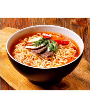 NongShim Kimchi Ramyun Noodle Soup Pack of 20 BY SPICEHUB Beef Garlic Rice Shrimp Wheat 20 count (Pack of 1) - Buy Online on GoSupps.com