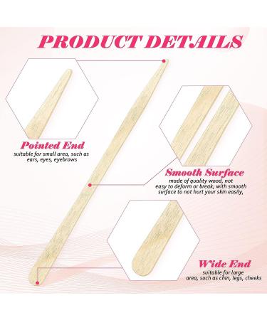 3600 Wooden Wax Sticks for Hair Removal - Eyebrow, Lip, Nose, Face - Spa Quality, Smooth Craft Applicators - Buy Online on GoSupps.com