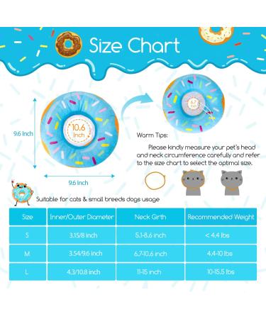 Nobleza Cat Cone Collar Soft | Adjustable Donut Pet Recovery Collar | Comfy Elizabethan Collar After Surgery - Buy Online on GoSupps.com