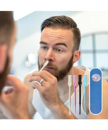 Upgraded Double-Sided Nose Hair Cutter Trimmer - 360 Rotating Manual Tool for Men & Women - 9PCS Pink Nose & Ear Hair Remover - Buy Online on GoSupps.com