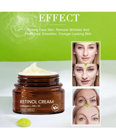  Eazerom 08 Retinol Cream Facial Moisturizer 50g Revitalift Filler Face Serum Retinol Face Cream Anti-Wrinkle Day and Night Cream for Women and Men For All Skin Types For All Skin Types For - Buy Online on GoSupps.com