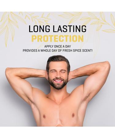 Purelygreat Men's All Natural Deodorant | Long-Lasting Aluminum-Free Cream | Handcrafted Vegan Spice Scent - 50g | EWG Verified - Buy Online on GoSupps.com