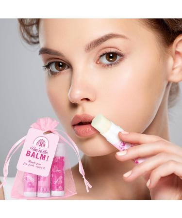 100 Pink Ribbon Breast Cancer Awareness Gift Sets - Bulk Lip Balms Organza Bags & Tags for Charity Events - Buy Online on GoSupps.com