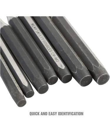 OEMTOOLS 23996 Punch and Chisel Set  11 Piece  Cut  Shape  and Puncture Medium and Soft Metals  Heat-Treated Alloy Steel  Includes Green EVA Organizer Tray - Buy Online on GoSupps.com