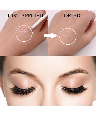 Clear Eyelash Glue - Super Strong Hold, Waterproof Adhesive for False Eyelashes - Gentle on Sensitive Eyes - 0.176oz (Clear) - Buy Online on GoSupps.com
