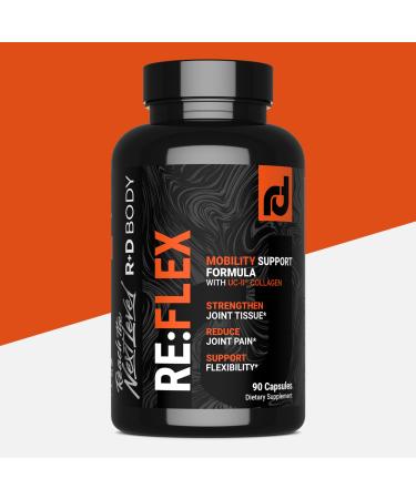 Unlock Optimal Joint Health and Freedom of Movement with Re:Flex - UC-II  Cissus and Turmeric Blend - 90 Capsules - Restore Comfort Enhance Flexibility and Embrace an Active Lifestyle Today
