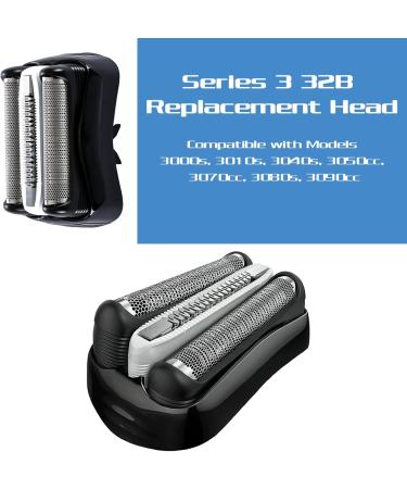 Braun Series 3 Replacement Head 32B - Compatible with 300S 301S 310S Electrical Razor - Spare Part for Ultimate Shaving Performance - 1 Pack - Buy Online on GoSupps.com