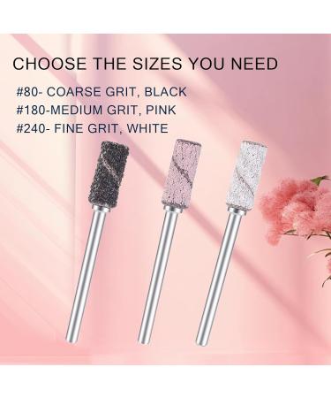 Small Sanding Band Nail Drill Bits - 80pcs Mini Cuticle Files & 3.1mm Mandrel - 240 Fine Grits for Natural Nail Prep & Smooth Polish - Ideal for Manicure Salon Use - Buy Online on GoSupps.com