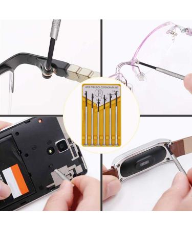 Eyeglass Repair Kit - Precision Screwdriver Set with Screws, Tweezers, and Cleaning Cloth - Ideal for Glasses, Mobile Phones, Watches - Buy Online on GoSupps.com
