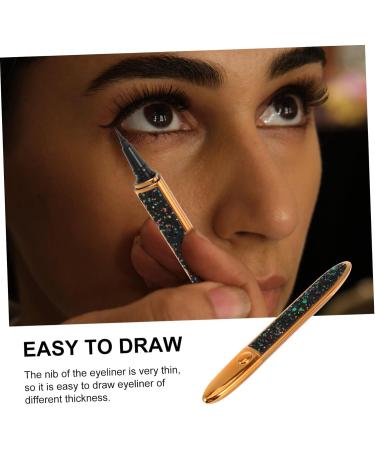 DOITOOL 3pcs Self Adhesive Mascara Eyeliner Pencil Eyelash Glue Pen Black Makeup Eyeliners Cosmetics Make up 1 count (Pack of 1) Colorfulx3pcs - Buy Online on GoSupps.com