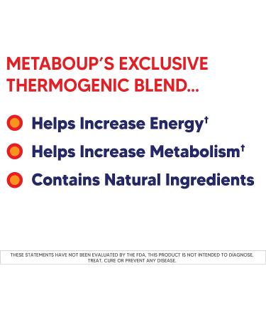 Lipozene MetaboUP Plus - Thermogenic Weight Loss & Energy Booster - 120 Capsules - Buy Online on GoSupps.com