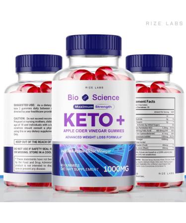 Bio Science Keto Gummies (5 Pack) - Weight Loss & Extra Strength ACV Formula | 300 Gummies for Advanced Weight Management - Buy Online on GoSupps.com