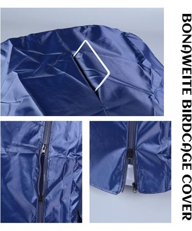 Universal Bird Cage Cover - Black-Out, Windproof, Light-Proof, Double Zipper, Breathable Fabric - Winter Essential for a Good Night's Sleep for Pets and Birds - Buy Online on GoSupps.com