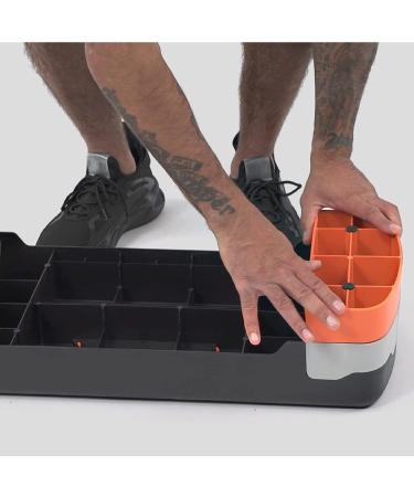 Phoenix Fitness Aerobic Step Platform - Adjustable Stepper for Exercise | Cardio, Core, Strength Training - Non-Slip Risers for Home Gym Workout | 4 & 6 Inch Height - Buy Online on GoSupps.com