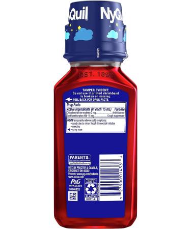 Vicks Children's NyQuil Cold & Cough Medicine - Alcohol-Free Berry Flavor - 8 FL OZ - Buy Online on GoSupps.com
