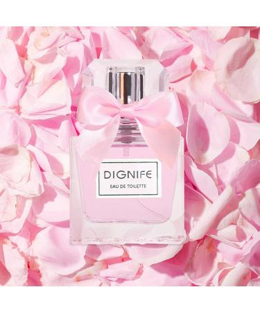 Perfume Spray Travel Size Mini Perfumes for Women Eau de Toilette Pheromone-Infused Essential Oil Long Lasting Fragrance Fresh & Floral Holiday Gifts for Women 7.52 Ounce (Pack of 1) Pink