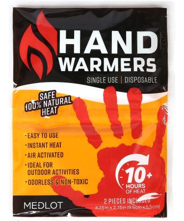 MEDLOT Hot Hand Warmer Packets  20 / 40 Pairs  Disposable Pocket Warmer to Keep Your Hands Warm and Toasty  Up to 10 Hours of Heat 20 Pairs - Buy Online on GoSupps.com