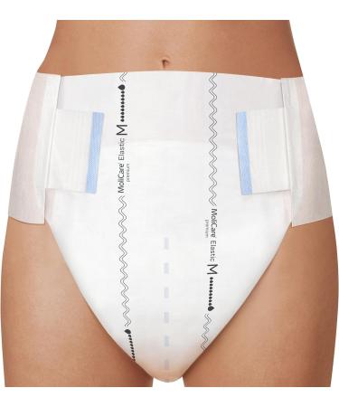Molicare Premium Elastic Slip - Heavy Incontinence Aids for Men & Women | 10 Drops Size M (85-120 cm) - 14 Pieces - Buy Online on GoSupps.com