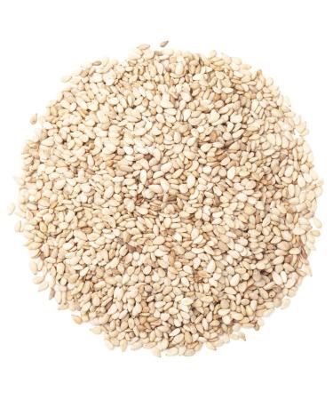 Organic Hulled Sesame Seeds 8oz - Non-GMO, Kosher, Vegan. High in Iron & Calcium. Ideal for Tahini Paste, Stir-fries, Salads - Buy Online on GoSupps.com