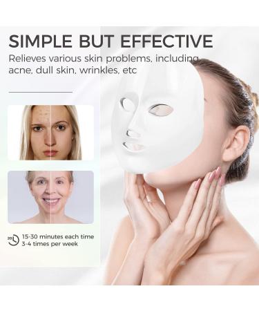 Berber's Treat LED Face Mask - 7 Colors Light Therapy for Skin Rejuvenation - Buy Online on GoSupps.com