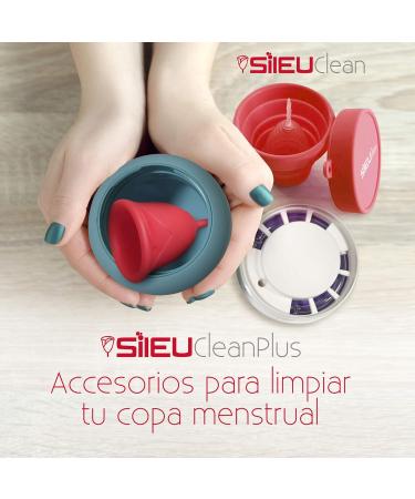Pack Soneu Travel Menstrual Cup XS - Rose Red Flexible with Case & Sterilizer | Eco-Friendly Period Care - Buy Online on GoSupps.com