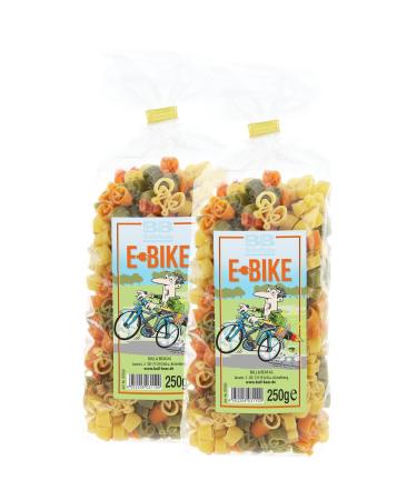 Bull & Bear Bunte e-bike noodles 2x 250g motif noodles made of durum wheat semolina handmade in German manufactory pasta gift pasta e-bike 2 Set