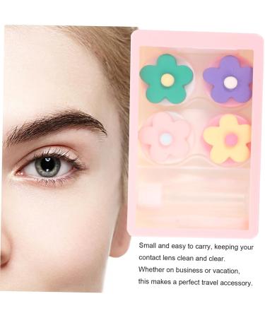Gleavi 2er Box Invisible Pink Contact Lens Container | Portable Organizer for Lenses & Care Box - Buy Online on GoSupps.com