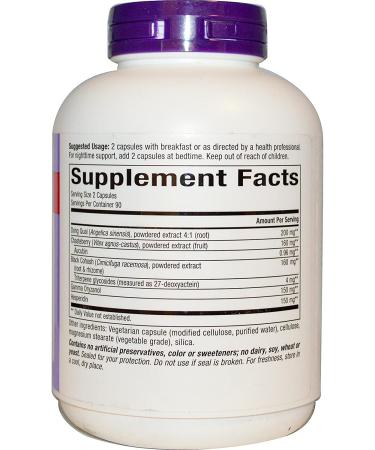 Natural Factors WomenSense MenoSense - Menopause Formula, 180 Vegetarian Capsules - Buy Online on GoSupps.com