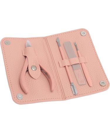 Manicure Tool Set Stainless Nail Clippers Safe for Travel (Pink) - Buy Online on GoSupps.com