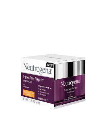 Neutrogena Triple Age Repair Anti-Aging Moisturizer with SPF 25, Vitamin C, Shea Butter - 1.7 oz - Buy Online on GoSupps.com