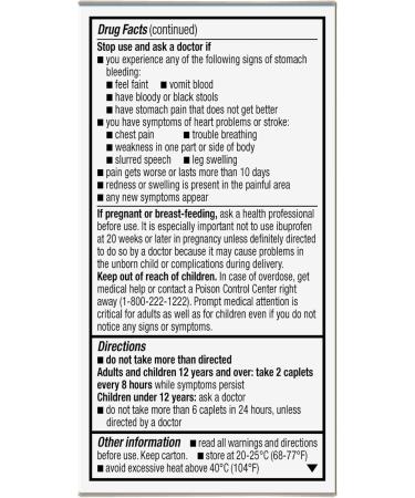 GoodSense Dual Action Acetaminophen and Ibuprofen (NSAID) Tablets 250 mg/125 mg Back Pain 72 Count - Buy Online on GoSupps.com