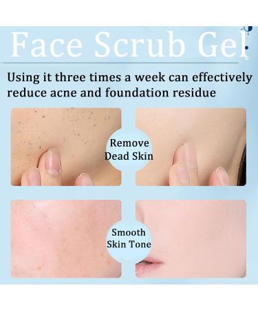 Body Scrub Shower Gel for Acne Blackhead Scrub Hydrating Face Exfoliator Scrub Smooth Skin Tone & Deep Nourishing Oil-Control Face Exfoliator Scrub Sugar Scrub Facial Scrub for Women & Men-100g - Buy Online on GoSupps.com