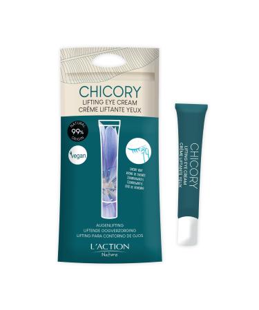 L'Action Paris Lifting Eye Cream Natural Eye Cream with Chicory Extract for Fine Lines and Wrinkles Plant-Based Hyaluronic Acid Cream Boosts Elasticity and Smooths Undereye Skin 20ml