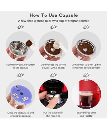 Reusable Coffee Capsule Easy Clean Sis PP Reusable Reusable Coffee Pod Coffee Coffee Making - Buy Online on GoSupps.com
