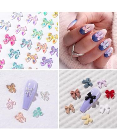 Bow Nail Charms 200PCS Colorful Nail Bow Resin Bow Gems for Nails Cute Nail Gems for Nails and DIY Crafts ColorfulBow Nail Charms - Buy Online on GoSupps.com
