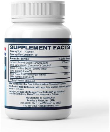 AFI Liver Support Livlonga | Fatty Liver Cleanse Supplement | Turmeric Curcumin | Garcinia Indica | BioPerine for Absorption | Promotes Morning Recovery | for Women and Men| 60 Veg caps - Buy Online on GoSupps.com