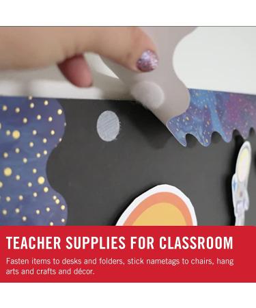 VELCRO Brand Adhesive Dots White 500 Pk - 3/4 Circles Sticky Back Round Hook and Loop for Teachers, Arts and Crafts | VEL-30077-AMS - Buy Online on GoSupps.com
