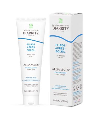 Laboratoires de Biarritz - After Sun Fluid - Alga Maris bio -certified - hydrated calm and protected - face and body - for children and adults - 150ml - made in France - Buy Online on GoSupps.com