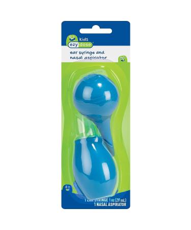 EZY DOSE Kids Ear Syringe and Nasal Aspirator - Blue 67193 | Sinus Relief for Baby and Toddler - Buy Online on GoSupps.com