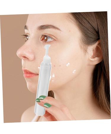 MAGICLULU Eye Cream Eye Empty Bottle Skincare Containers Refillable Bottle Empty Cosmetics Dispenser Essential Oil Dispenser Plastic Skin Care Products Travel Filling White - Buy Online on GoSupps.com