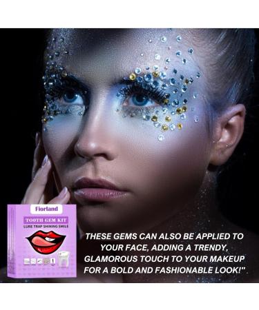 Fiorland Tooth Gem Kit DIY Crystals Jewelry Kit Teeth Gems Set 2025 New Professional Fashionable Y2k Tooth Gems for Teeth (Multi-Color) - Buy Online on GoSupps.com