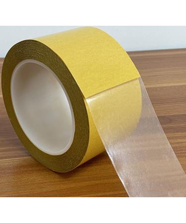 ANGKEEL Double-Sided Tape 2x50ft - Strong Sticky Acrylic Adhesive for Woodworking, Arts & Crafts, Anti-Scratch, Carpet Fixing, Wall D cor - Transparent Tape for Photos - Long Strip - Buy Online on GoSupps.com